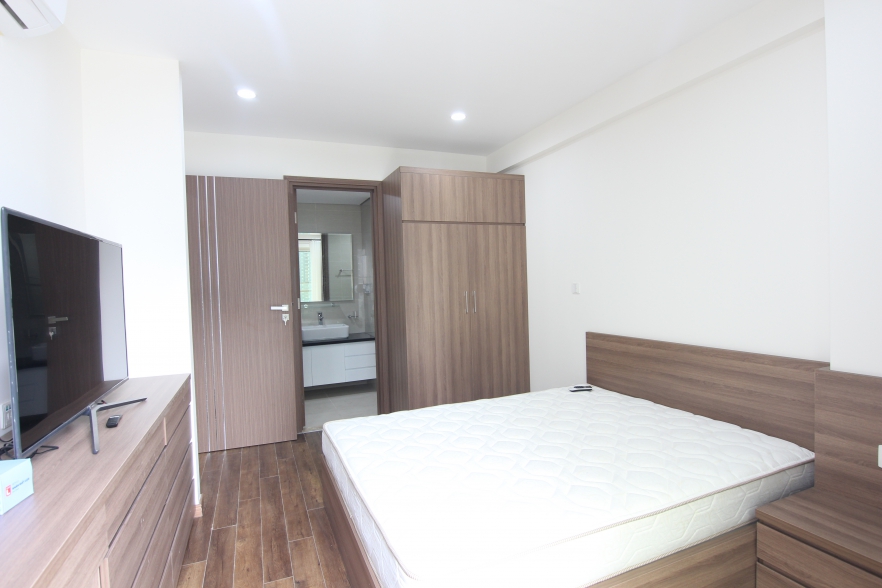 Three-bedroom apartment with full new furniture for rent in Ciputra, Tay Ho, Hanoi